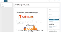 Desktop Screenshot of moodle.abtech.edu